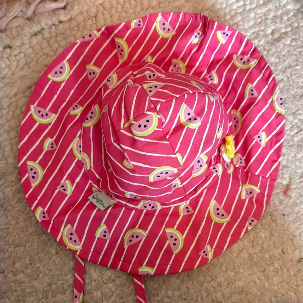 Pink baby 0-6m Watermelon Sun Hat